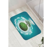 Коврик противоскользящий JoyArty "Планета с деревом" для ванной, сауны, бассейна, bath_16045