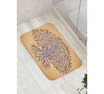 Коврик противоскользящий JoyArty "Узоры на дереве" для ванной, сауны, бассейна, bath_16036