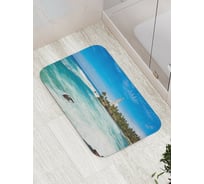 Коврик противоскользящий JoyArty "Лесной маяк" для ванной, сауны, бассейна, bath_16345