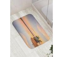 Коврик противоскользящий JoyArty "Лодка села на мель" для ванной, сауны, бассейна, bath_16734