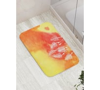 Коврик противоскользящий JoyArty "Перья в мареве" для ванной, сауны, бассейна, bath_17073