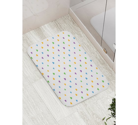 Коврик противоскользящий JoyArty "Дорогие бриллианты" для ванной, сауны, бассейна, bath_17395 1