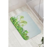Коврик противоскользящий JoyArty "Весняный папоротник" для ванной, сауны, бассейна, bath_16279