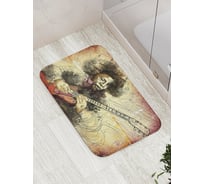 Коврик противоскользящий JoyArty "Гитарные риффы" для ванной, сауны, бассейна, bath_16686