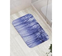 Коврик противоскользящий JoyArty "Морозящий лес" для ванной, сауны, бассейна, bath_16429