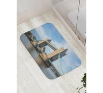 Коврик противоскользящий JoyArty "Известный лондонский мост" для ванной, сауны, бассейна, bath_6564