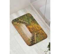 Коврик противоскользящий JoyArty "Холмистый мост" для ванной, сауны, бассейна, bath_6510