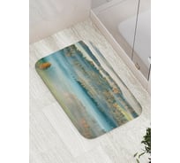 Коврик противоскользящий JoyArty "Лес за туманами" для ванной, сауны, бассейна, bath_6482