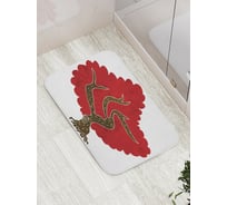 Коврик противоскользящий JoyArty "Древесный дым" для ванной, сауны, бассейна, bath_6484