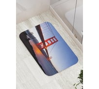 Коврик противоскользящий JoyArty "Вечерний мост" для ванной, сауны, бассейна, bath_6232