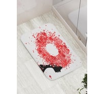 Коврик противоскользящий JoyArty "Любовная прическа" для ванной, сауны, бассейна, bath_6619
