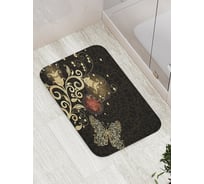 Коврик противоскользящий JoyArty "Винтажная бабочка" для ванной, сауны, бассейна, bath_6637