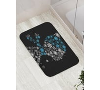 Коврик противоскользящий JoyArty "Снежный образ" для ванной, сауны, бассейна, bath_6621