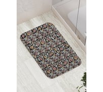 Коврик противоскользящий JoyArty "Сочетание камней" для ванной, сауны, бассейна, bath_6775