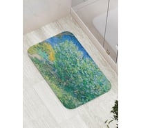 Коврик противоскользящий JoyArty "Куст Сирени" для ванной, сауны, бассейна, bath_6882