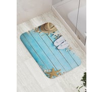 Коврик противоскользящий JoyArty "Соломенная шляпка" для ванной, сауны, бассейна, bath_7091