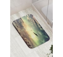 Коврик противоскользящий JoyArty "Пришельцы маневрируют" для ванной, сауны, бассейна, bath_6853