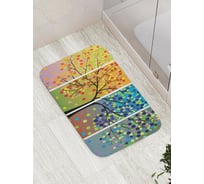Коврик противоскользящий JoyArty "Сезонные краски" для ванной, сауны, бассейна, bath_7114