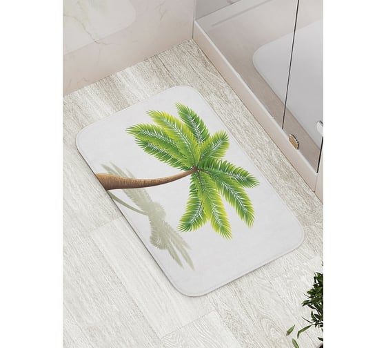 Коврик противоскользящий JoyArty "Южная пальма" для ванной, сауны, бассейна, bath_6939 1