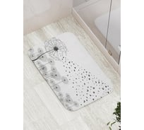 Коврик противоскользящий JoyArty "Птичий одуванчик" для ванной, сауны, бассейна, bath_7049