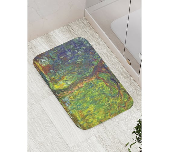 Коврик противоскользящий JoyArty "Лес в красках" для ванной, сауны, бассейна, bath_6885 1