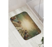 Коврик противоскользящий JoyArty "Мостик волшебства" для ванной, сауны, бассейна, bath_7079