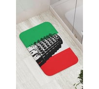 Коврик противоскользящий JoyArty "Итальянская Пиза" для ванной, сауны, бассейна, bath_7257