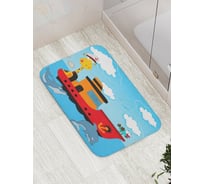 Коврик противоскользящий JoyArty "Корабль жирафа" для ванной, сауны, бассейна, bath_7245