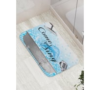 Коврик противоскользящий JoyArty "Заходи и пой" для ванной, сауны, бассейна, bath_7390