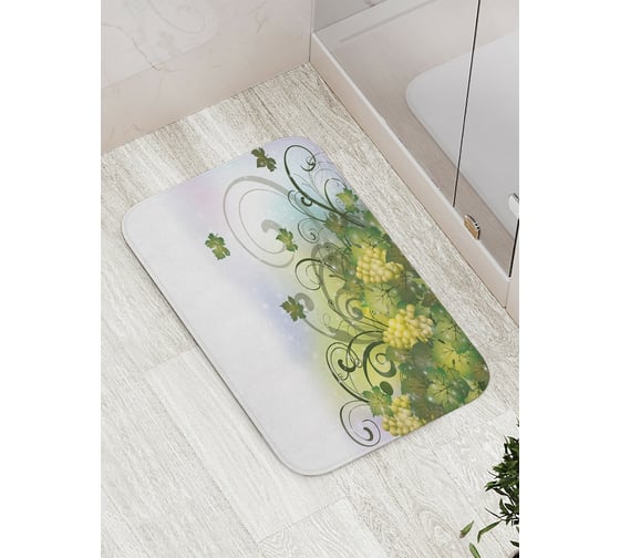 Коврик противоскользящий JoyArty "Виноградная мечта" для ванной, сауны, бассейна, bath_7453 1
