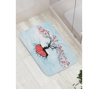 Коврик противоскользящий JoyArty "Дерево любви" для ванной, сауны, бассейна, bath_7478