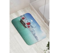 Коврик противоскользящий JoyArty "Городской корабль" для ванной, сауны, бассейна, bath_7272
