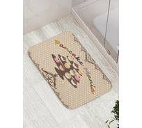 Коврик противоскользящий JoyArty "Пирожная мания" для ванной, сауны, бассейна, bath_7485