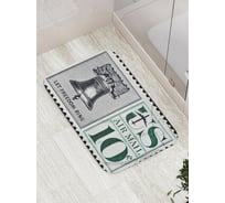 Коврик противоскользящий JoyArty "Авиамарка Пусть свобода звенит" для ванной, сауны, бассейна, bath_7604