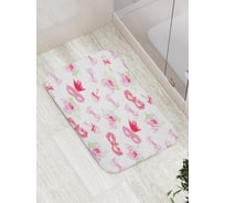 Коврик противоскользящий JoyArty "Маскарадные маски" для ванной, сауны, бассейна, bath_9455