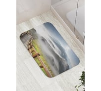 Коврик противоскользящий JoyArty "Мост в туманные горы" для ванной, сауны, бассейна, bath_7583