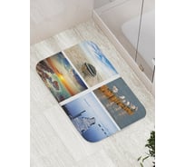 Коврик противоскользящий JoyArty "Морские пейзажи" для ванной, сауны, бассейна, bath_7625