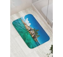 Коврик противоскользящий JoyArty "Камень одиночества" для ванной, сауны, бассейна, bath_9573