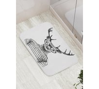 Коврик противоскользящий JoyArty "Олений стиль" для ванной, сауны, бассейна, bath_9563