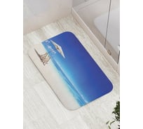 Коврик противоскользящий JoyArty "Посидим у моря" для ванной, сауны, бассейна, bath_9385