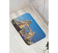 Коврик противоскользящий JoyArty "Огни Тауэрского моста" для ванной, сауны, бассейна, bath_9418