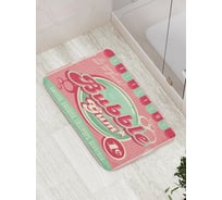 Коврик противоскользящий JoyArty "Бубл Гум за 1 цент" для ванной, сауны, бассейна, bath_9666