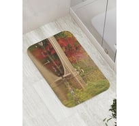 Коврик противоскользящий JoyArty "Романтический мост" для ванной, сауны, бассейна, bath_9616