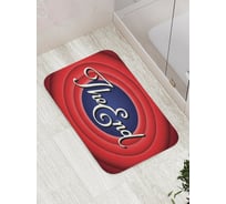 Коврик противоскользящий JoyArty "The end" для ванной, сауны, бассейна, bath_9677