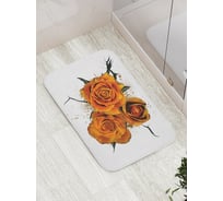 Коврик противоскользящий JoyArty "Сила цветов" для ванной, сауны, бассейна, bath_14759