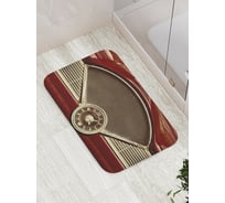 Коврик противоскользящий JoyArty "Часы ретро автомобиля" для ванной, сауны, бассейна, bath_9672