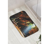 Коврик противоскользящий JoyArty "Пещерный храм" для ванной, сауны, бассейна, bath_14741