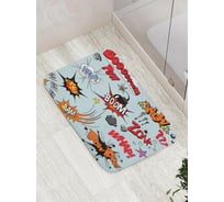 Коврик противоскользящий JoyArty "Взрывной рисунок" для ванной, сауны, бассейна, bath_9675