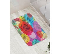 Коврик противоскользящий JoyArty "Месяц цветов" для ванной, сауны, бассейна, bath_14754