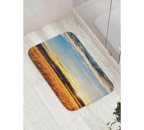 Коврик противоскользящий JoyArty "Ветреное поле" для ванной, сауны, бассейна, bath_14875